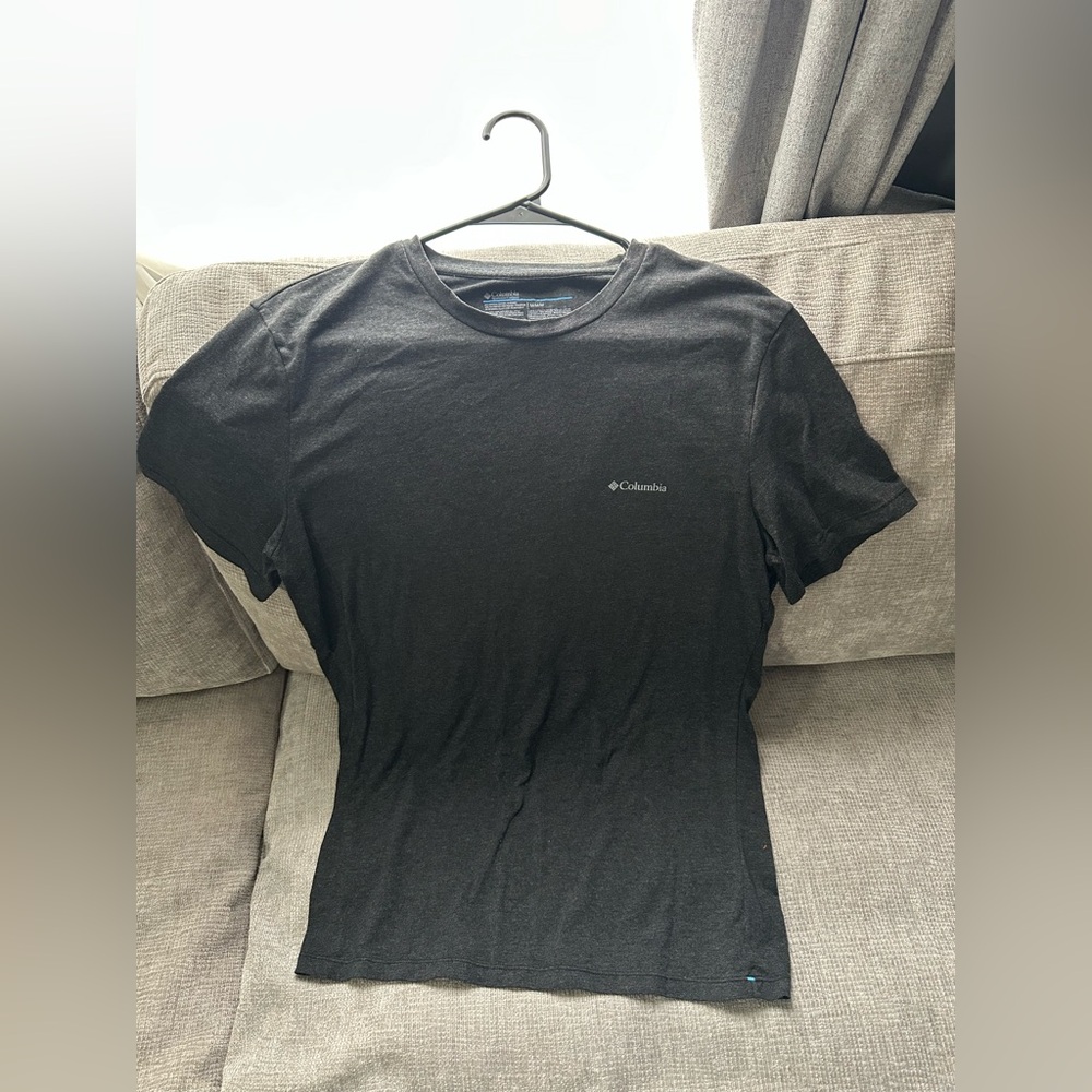 Columbia Black Crew Neck Short Sleeve Tee